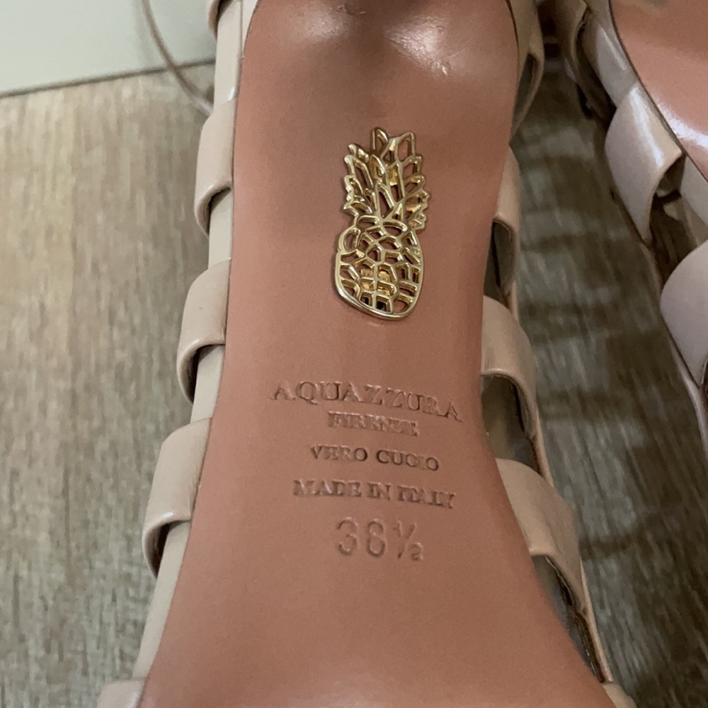 ✨Authentic Aquazzura Amazon Lace Up Heels - Picture 10 of 10